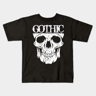 Gothic Skull Kids T-Shirt